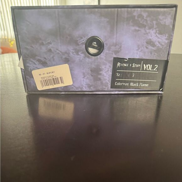 Revenge x Storm High Top Black Flame Sneakers - Picture 10 of 11